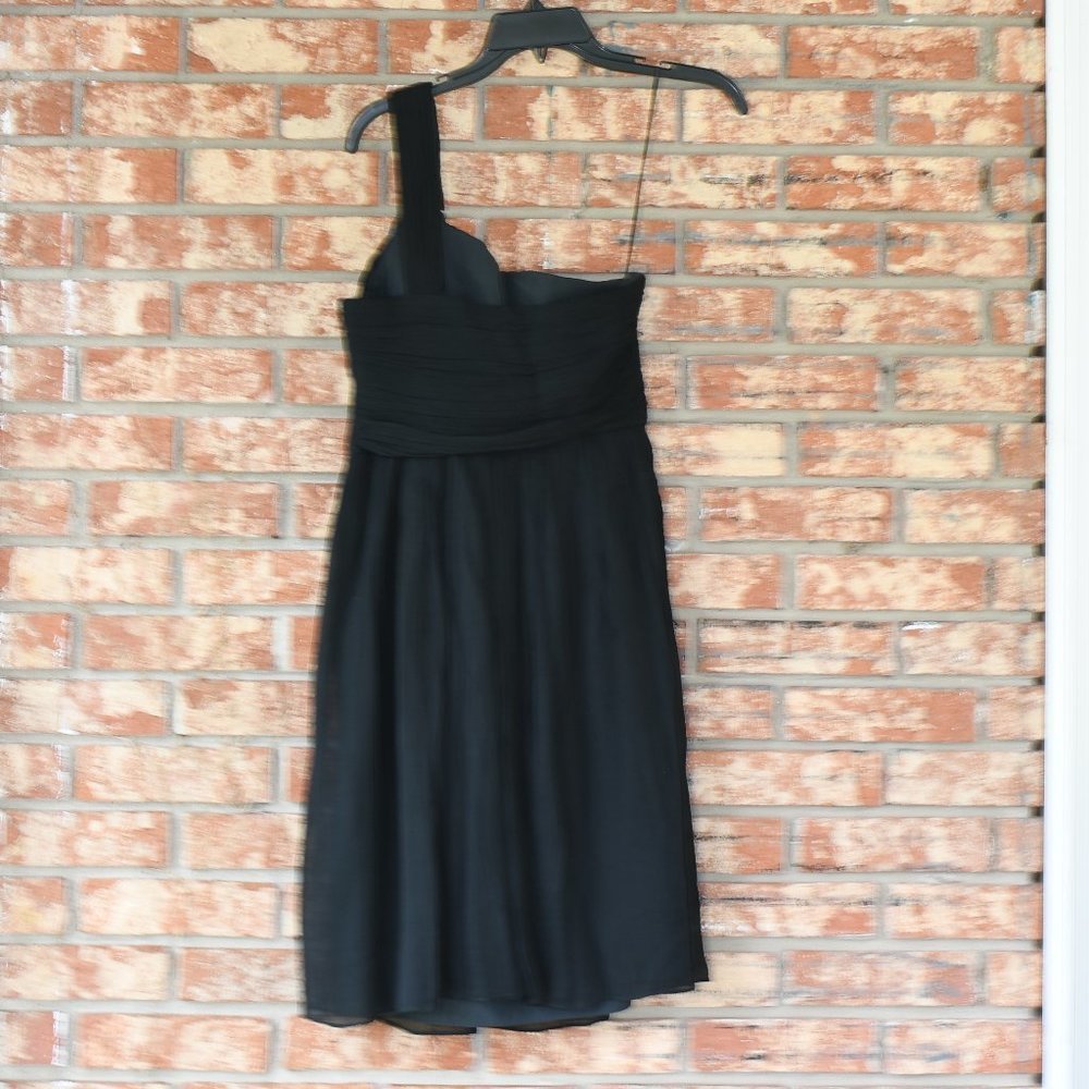 J. Crew One Shoulder Silk Dress - Picture 3 of 5